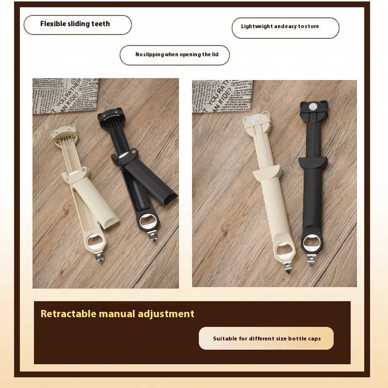 Multifunctional Retractable Bottle Opener