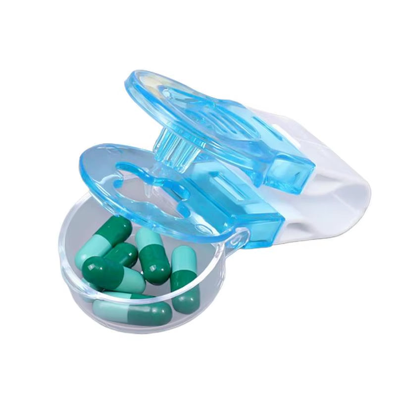 Portable Pill Taker Remover with Medicine Box Household Gadgets, Tablets Pills Assistance Tool New Design Pill Dispenser