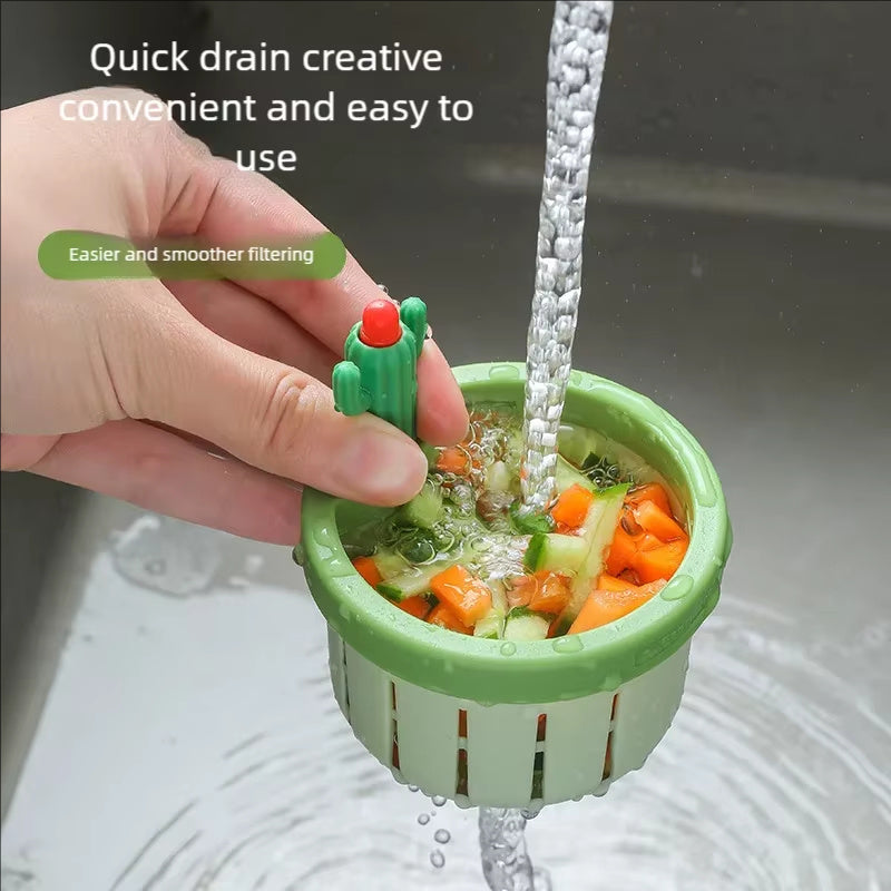 Anti-clogging Cactus Kitchen Sink Strainer